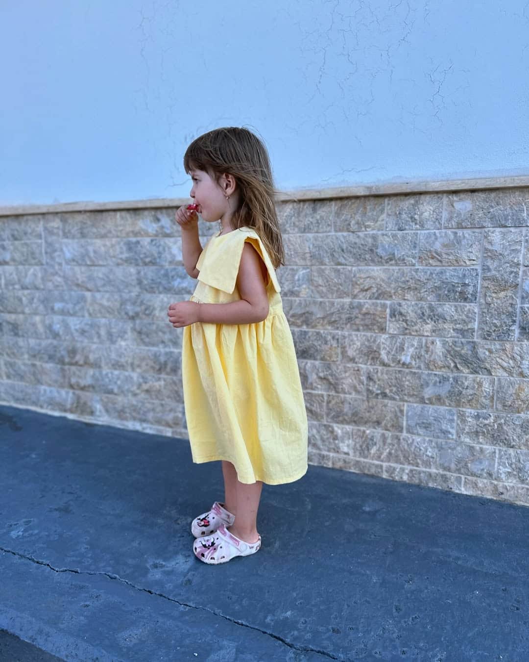 Rochiță din muselină – Sunny Yellow imagine 1