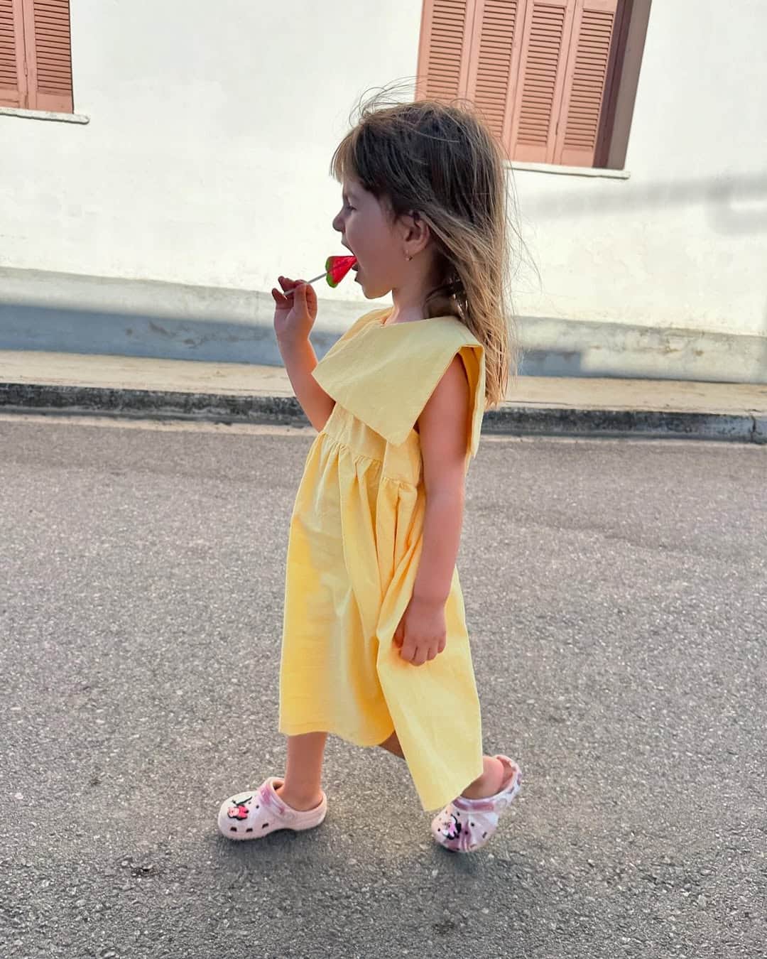 Rochiță din muselină – Sunny Yellow imagine 3